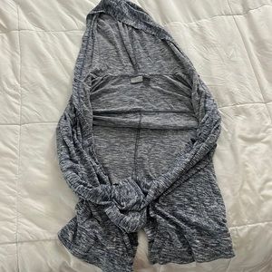 Kenar grey hoodie cardigan